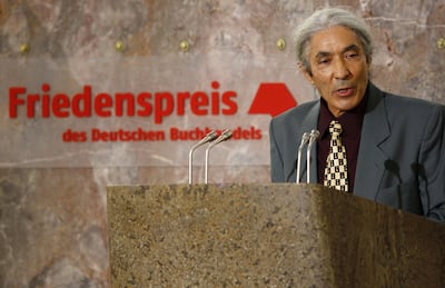 Boualem Sansal, pictured in 2011, is under medical observation in Germany. Reuters