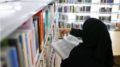 Abu Dhabi, United Arab Emirates --- March 31, 2011 --- Nimeh Qassem, a student at Al Hosn University in Abu Dhabi, is among the recipients of a scholarship provided by the Zakat Fund for high-achieving students who are in need of financial assistance for their university studies. ( DELORES JOHNSON / The National )