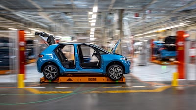 Hyundai and LGES say the factory in the US state of Georgia will have an annual production capacity of 30 gigawatt-hours – enough for 300,000 electric vehicles. EPA