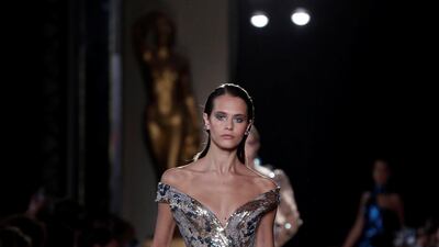 Elie Saab’s spring/summer 2019 couture collection. Reuters