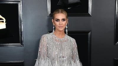 Ashlee Simpson in Georges Chakra Couture. Photo: AP