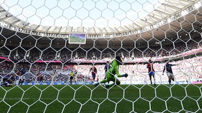 Costa Rica's Keysher Fuller scores. AFP