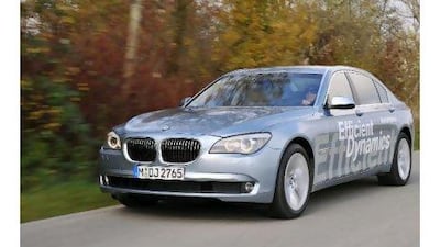A reader recommends that consumers buy hybrid cars like the BMW ActiveHybrid 7 to encourage automobile manufacturers to produce more of the same type of vehicle. Courtesy of BMW