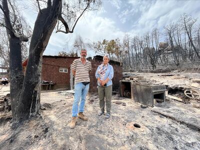 Thousands of residents in Tabarka, on the Tunisia-Algeria border, have been left without government aid following the fires. Ghaya Ben Mbarek/ The National