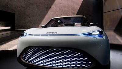 The Smart Concept #1 vehicle is a move towards making bigger cars for the part-Chinese-owned manufacturer. Reuters