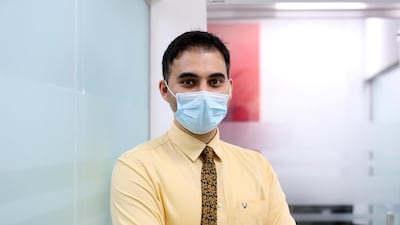 Dr Nihas Salins, hospital administrator, said day to day operations are dominated by people looking to get tested before they fly. Chris Whiteoak / The National