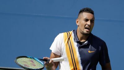 Nick Kyrgios defeated Pierre-Hugues Herbert to set up a showdown with Roger Federer but that match was not without controversy. AP Photo