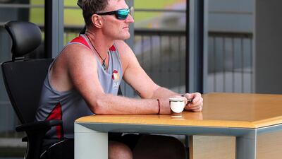 Dougie Brown has been sacked as UAE head coach after three years in charge. Chris Whiteoak / The National