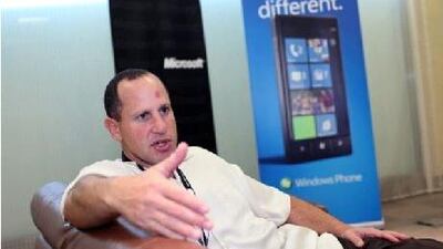 Steven Guggenheimer, a corporate vice president at Microsoft, says the tablet will never replace the computer. Randi Sokoloff for The National