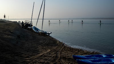 It's not just the pupils who take part. The school hosts parent groups for morning stand-up paddle boarding and kayaking sessions.