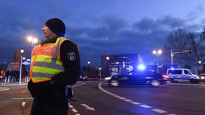A policeman secures a street close to the Chancellery, the host of the Libya summit in Berlin, Germany. Reuters