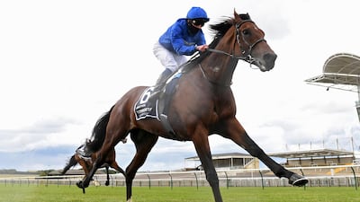Ghaiyyath ridden by William Buick wins the Hurworth Bloodstock Coronation Cup Stakes at Newmarket Racecourse on June 5, 2020 in Newmarket, England. Getty Images