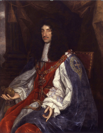 King Charles ll. Courtesy Wikicommons