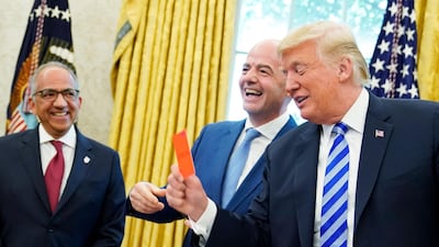 Will the US electorate give president Donald Trump the red card? Mandel Ngan / AFP
