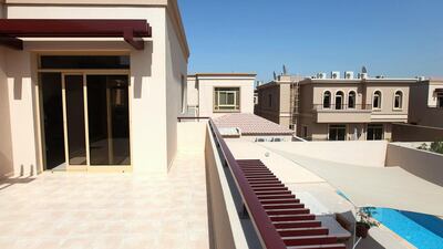 Golf Gardens villas: Q1-Q2 2015 on change. Q2 2014-Q2 2015 up 1%. 3BR - Dh220,000 to Dh230,000. 4BR - Dh240,000 to Dh280,000. 5BR - Dh300,000 to Dh350,000. Sammy Dallal / The National