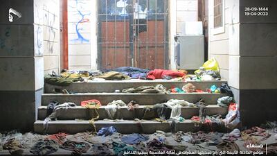 The aftermath of the crush. AP