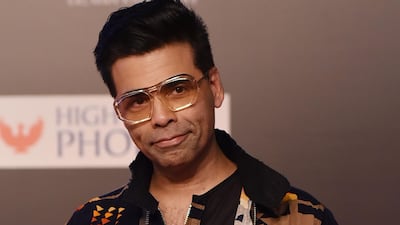 Bollywood film director and producer Karan Johar attends the premiere of the Hindi film 'Bharat' in Mumbai on June 4, 2019. AFP