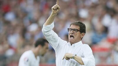 Fabio Capello was the world’s highest-paid coach before being sacked on Tuesday. Kirill Kudryavtsev / AFP
