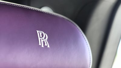 The twilight purple colour scheme continues throughout the interior. Khushnum Bhandari for The National