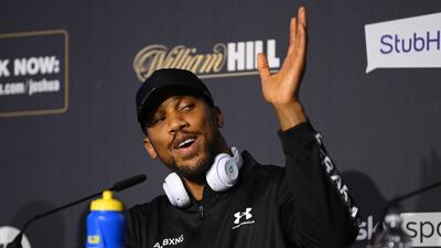 World heavyweight boxing champion Anthony Joshua. Getty