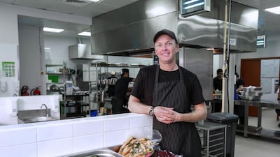 Stuart Walton says that his biggest indulgence is ingredients for his restaurant. And maybe his set of knives. Victor Besa for The National