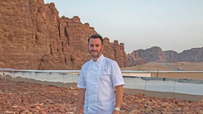The menu and venue is inspired by Al Ula and the surrounding landscape