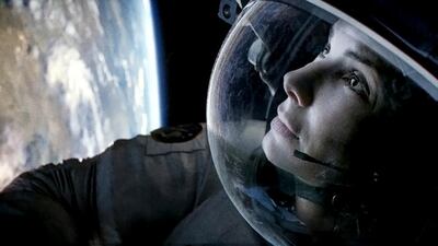 Sandra Bullock in Gravity. Courtesy Warner Bros.