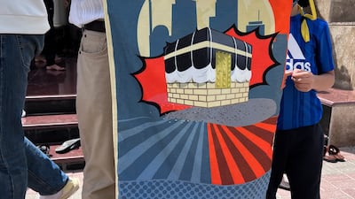 The photographer shares his Friday prayer series on his Instagram Story every week.