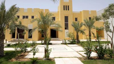 One of the five-bedroom villas at Aldar's Al Falah project in 2009, for distribution to Emiratis. The company said it had developed or delivered to 6,744 homes for Emiratis. Ryan Carter / The National
