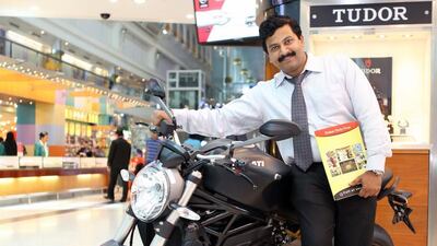 The winner Alvin, who works for Ocean Basket restaurant in Dubai International Airport, shared the winning ticket with his colleague and best friend, Vishwanath Devadiga. Courtesy Dubai Duty Free