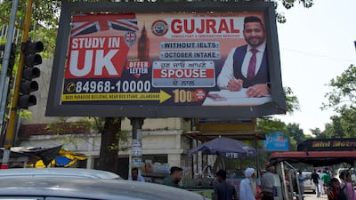 In cities like Jalandhar, entire streets are flanked with consultancy firms which help with overseas university applications, job opportunities and the visa process