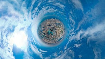 The 360 degree interactive view from the Burj Khalifa created to celebrate the second Hamdan Bin Mohammed Bin Rashid Al Maktoum Photography Award. Gerald Donovan