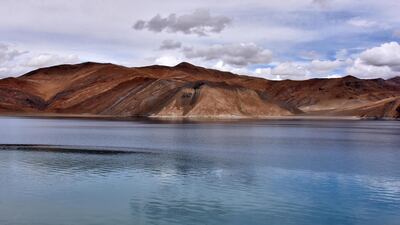 A view of Pangong Tso lake in Ladakh region July 27, 2019. Picture taken July 27, 2019. Reuters