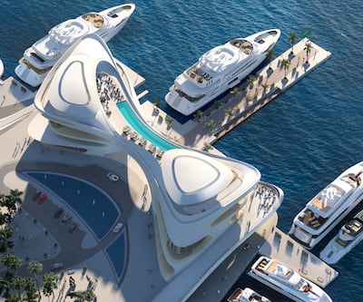Amaala will have a 120-berth marina for vessels up to 130 metres in length. Photo: Amaala