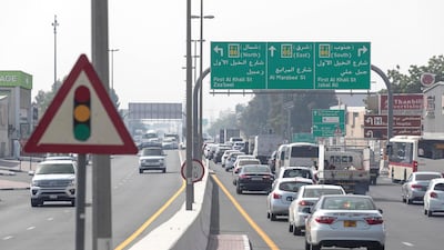 Traffic flow is smooth on the roads this morning. Antonie Robertson/The National