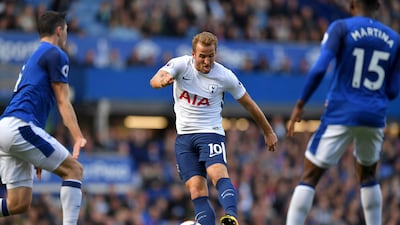 Striker: Harry Kane (Tottenham) – With August over, he opened his account for the club campaign with his 100th Spurs goal in the 3-0 victory over Everton. Dave Howarth / PA