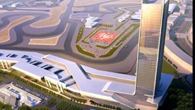 The F1 theme park is a part of the pictured Dubai MotorCity in Dubailand.
