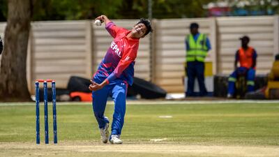 Nepal's Sandeep Lamichhane has emerged as one of the next young stars of global cricket. Courtesy Johan Jooste