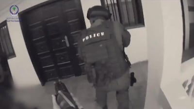 The anti-narcotics team of the Sharjah Police has arrested 58 suppliers and peddlers when it seized 153kg of drugs worth Dh63 million. Courtesy: Sharjah Police