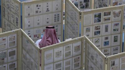Collector’s delight: the opening of the Sharjah 2014 Stamp Exhibition. Jeffrey E Biteng / The National