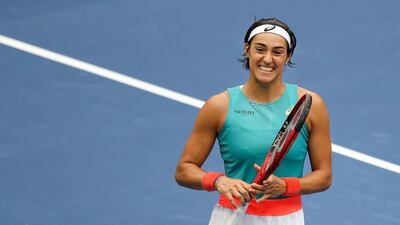 Caroline Garcia of France celebrates beating Karolina Pliskova. AFP