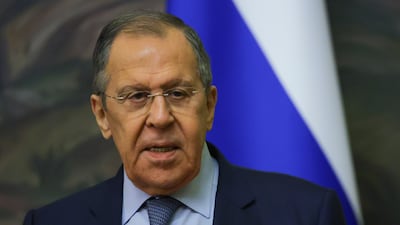 Russian Foreign Minister Sergey Lavrov said his country's proposals for the 'demilitarisation and denazification' of Ukraine are 'well known to the enemy'. EPA