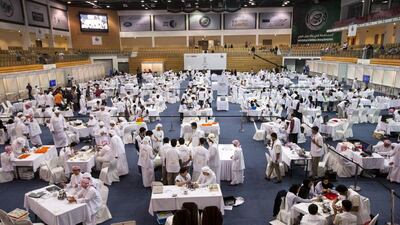 About 1,500 pupils and coaches from public and private schools across the country are taking part in the competition. Christopher Pike / The National