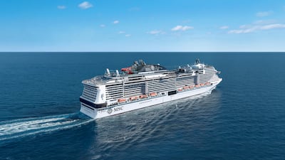 Red Sea cruises will be operated on board 'MSC Bellissima'. Courtesy MSC Cruises