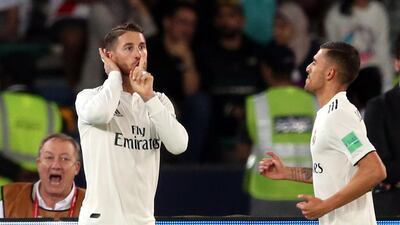 10. Ramos the panto villain. The tournament coincides with pantomime season, and Sergio Ramos was jeered as frequently in the 2018 final as the most odious of villains. The Zayed Sports City Stadium crowd should have been shouting “he’s behind you” to the Al Ain defence in the second half, as the Madrid captain rose to settle the game in his side’s favour. EPA