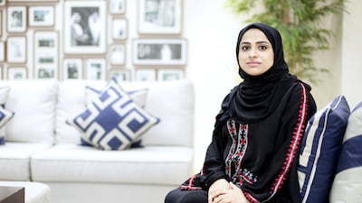 Shamsa Saleh, chief executive of Dubai Women Establishment, works to empower women at work and home. Reem Mohammed / The National