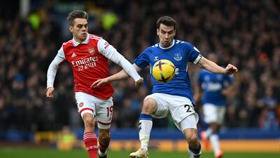 Leandro Trossard (Martinelli, 59’) - 5, Offered Coleman more of a challenge than Martinelli but his corners were poor. Hit a decent shot that Pickford saved well, then sent another attempt high and wide. AFP