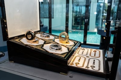 The first complete set of Patek Philippe Star Caliber 2000 watches sold for $11.9 million. Getty Images / Sothebys