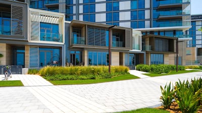 The townhouse is part of the Bluewaters Residences.