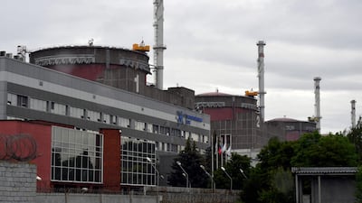 The Zaporizhzhia nuclear power plant is in Russian-occupied territory. Ukrainian staff continue to operate the site. AFP